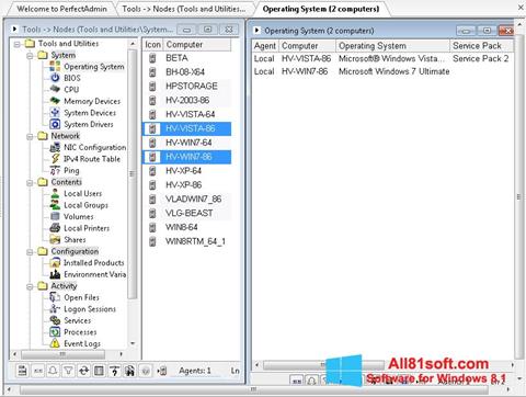 Screenshot Remote Administration Tool Windows 8.1