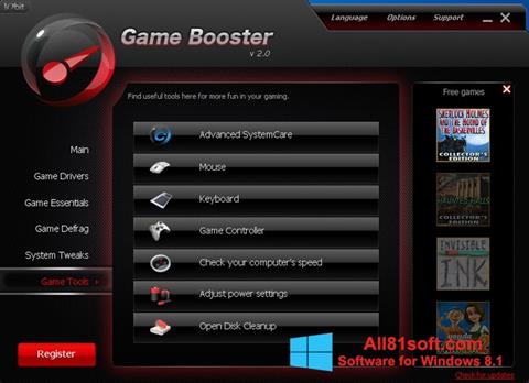 Screenshot Game Booster Windows 8.1