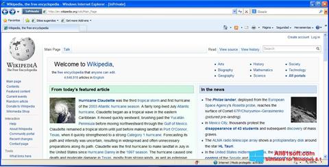 Screenshot Internet Explorer Windows 8.1