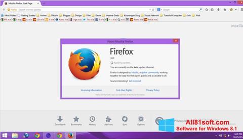 Screenshot Mozilla Firefox Offline Installer Windows 8.1