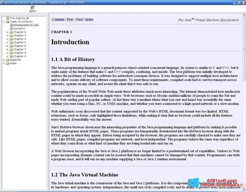Screenshot Java Virtual Machine Windows 8.1