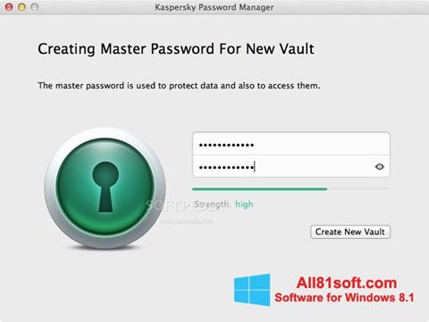 Screenshot Kaspersky Password Manager Windows 8.1