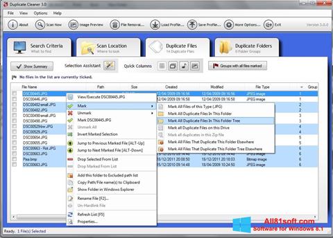 Screenshot Duplicate Cleaner Windows 8.1