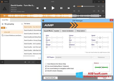 Screenshot AIMP Windows 8.1