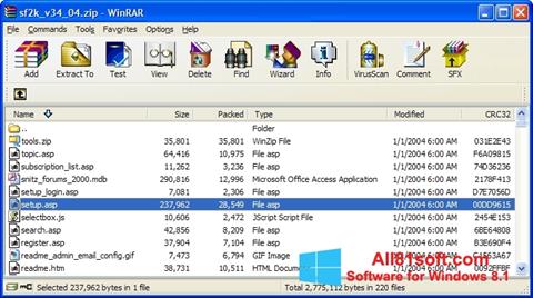 Screenshot WinRAR Windows 8.1