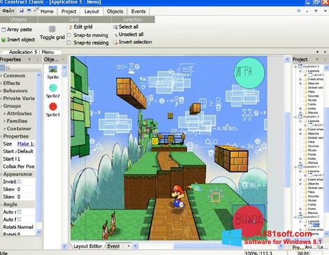 Screenshot Construct Classic Windows 8.1